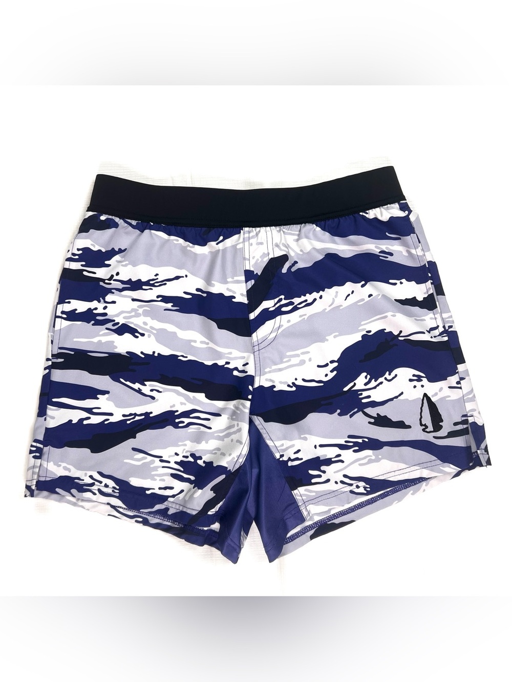 TacHuntFish THF Desert Tiger Stripe Athletic Training Shorts Size M Medium